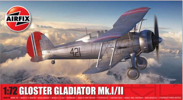 A02052B | Airfix 1:72 | Airfix kit - Gloster Gladiator Mk.I/II 1:72 scale
