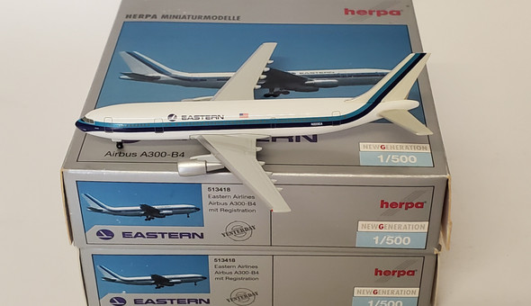 513418 | Herpa Wings 1:500 | Airbus A300B4 Eastern Airlines