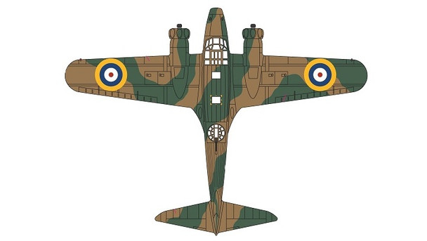 72AA004 | Oxford Die-cast 1:72 | Anson Mk1 RAF Coastal Command, No. 233 Sqn.