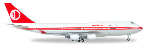 529679 | Herpa Wings 1:500 | Boeing 747-400 Malaysian 9M-MPP, 'Retro'