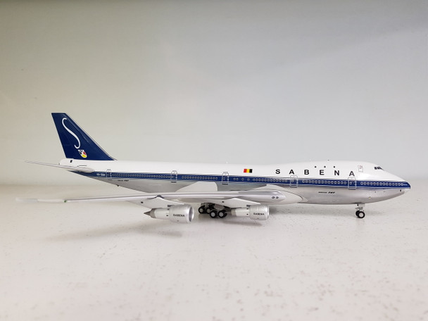 IF741SAB001P | InFlight200 1:200 | Boeing 747-100 Sabena OO-SGA (polished, with stand)