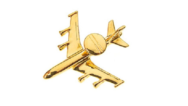 CL135 | Clivedon Collection Pin Badges | E-3D Sentry 22ct Gold plated pin badge