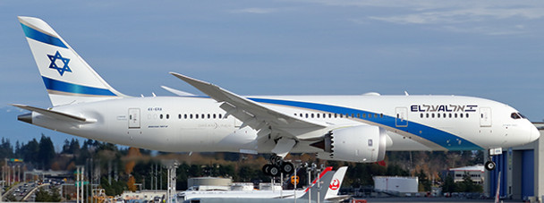 XX4247A | JC Wings 1:400 | Boeing 787-8 EL AL 4X-ERA (flaps down) | is due: January 2020