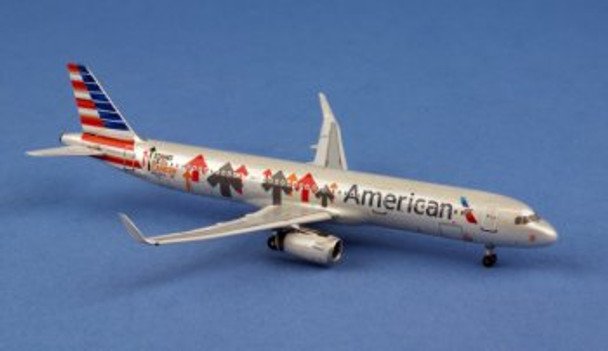 AC419695 | Aero Classics 1:400 | Airbus A321 American Airlines N162AA, 'Stand Up To Cancer'