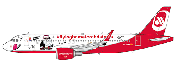 LH4099 | JC Wings 1:400 | Airbus A320 Air Berlin D-ABNM, 'Flying Home for Christmas' | is due: October 2020