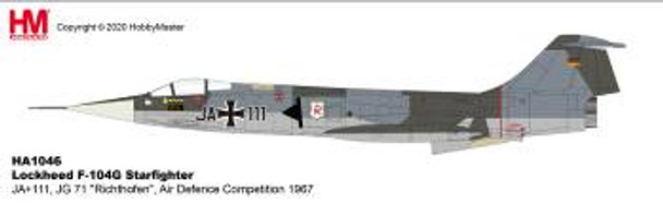 HA1046 | Hobby Master Military 1:72 | F-104G Starfighter JG71 Richtofen JA111 | is due: February 2021