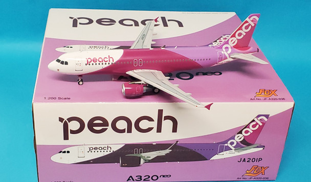 JF-A320-037 | JFox Models 1:200 | Airbus A320 Peach Aviation JA828P