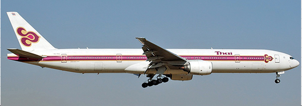 JCLH4172 | JC Wings 1:400 | Boeing 777-300 Thai Airways 'Old Livery' HS-TKE| is due: May 2021