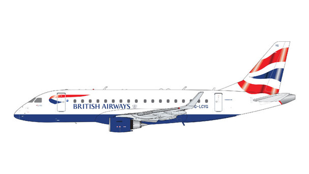 G2BAW560 | Gemini200 1:200 | Embraer E-170 British Airways Cityflyer G-LCYG