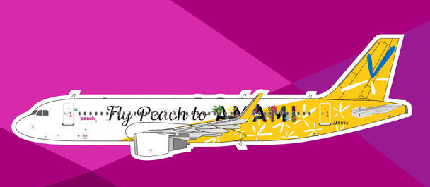 PM202110 | Panda Models 1:400 | Airbus A320 Peach Aviation JA08VA | is due: August 2021
