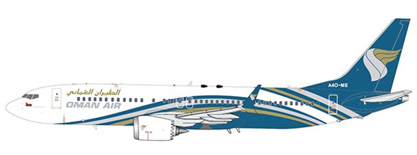 LH4154 | JC Wings 1:400 | Boeing 737 MAX 8 Oman Air A4O-ME