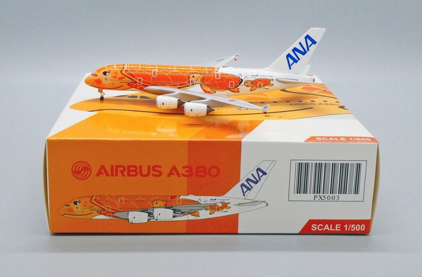 PX5003 | JC Wings 1:500 | Airbus A380 ANA JA383A, 'Orange Ka La'
