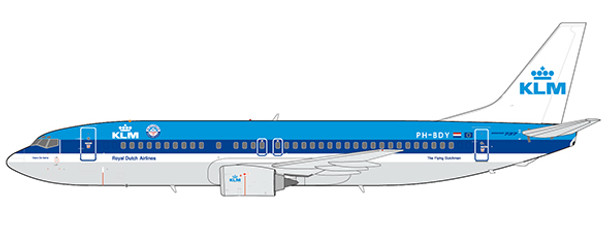 XX4998 | JC Wings 1:400 | Boeing 737-400 KLM PH-BDY