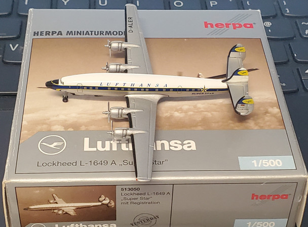 513050 | Herpa Wings 1:500 | Lockheed 1049 Super Star Lufthansa