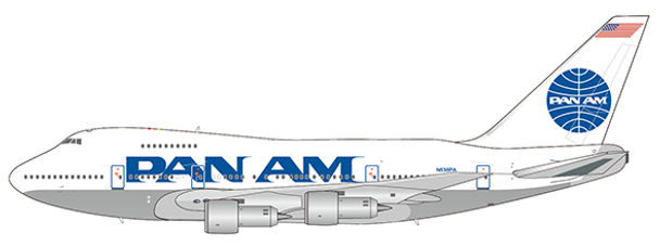 EW474S004 | JC Wings 1:400 | Boeing 747SP Pan Am N538PA  | is due: June 2022