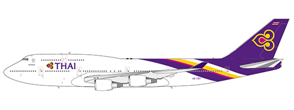LH4212A | JC Wings 1:400 | Boeing 747-400 Thai HS-TGT 'flaps down' | is due: June 2022