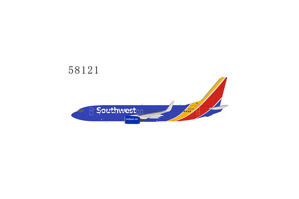 NG58121 | NG Models 1:400 | Boeing 737-800/w Southwest Airlines (Heart livery; with normal grey winglets) N8541W| is due: July-2022