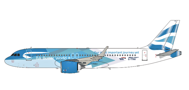 536400 | Herpa Wings 1:500 | Airbus A320neo British Airways Airbus Better World G-TTNA