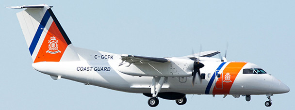 LH2427 | JC Wings 1:200 | Dash-8-100 Netherlands Coast Guard C-GCFK (with stand) | is due: November 2022