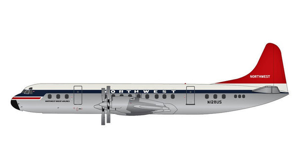 GJNWA2125 | Gemini Jets 1:400 1:400 | L-188C ELECTRA Northwest Orient Airlines N128US