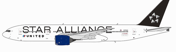 NG72021 | NG Models 1:400 | Boeing 777-200ER United Airlines N218UA (star alliance; with blue engines)