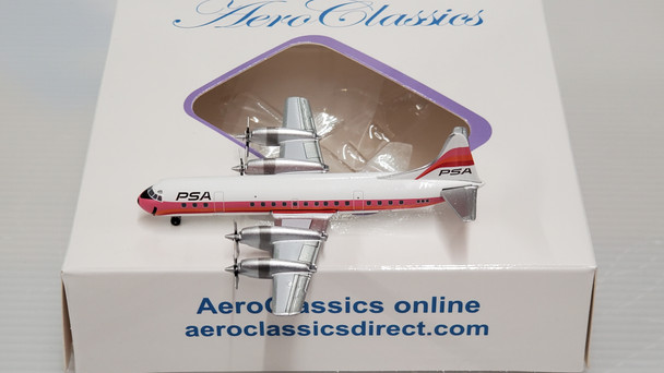 AC411129 | Aero Classics 1:400 | Lockheed L-188 PSA (Pink) N171PS
