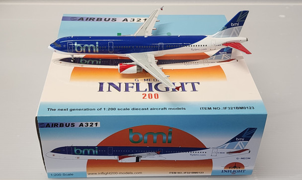 IF321BM0123 | InFlight200 1:200 | Airbus A321 BMI G-MEDM