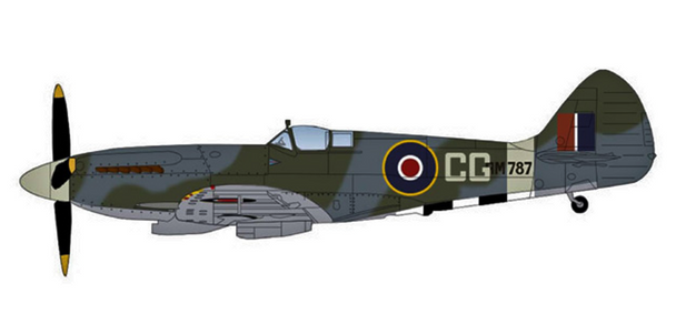 HA7115 | Hobby Master Military 1:48 | Spitfire Mk. XIV RAF RM787/CG Wg Cdr. Colin Gray, Lympne 1944 | is due: October 2023