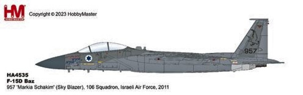 HA4535 | Hobby Master Military 1:72 | F-15D BAZ 957 106 Squadron Israeli Air Force