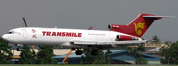 LH2439 | JC Wings 1:200 | Boeing 727-200F(Adv) Transmile Air Services Reg: 9M-TGM | is due: April-2023