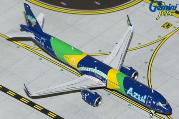 GJAZU2073 | Gemini Jets 1:400 1:400 | Airbus A321neo Azul PR-YJE, 'Brazilian Flag'