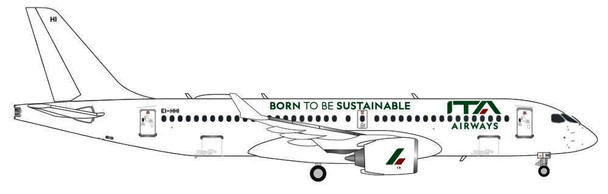 572705 | Herpa Wings 1:200 1:200 | Airbus A220-300 ITA Airways Born to be Sustainable – EI-HHI