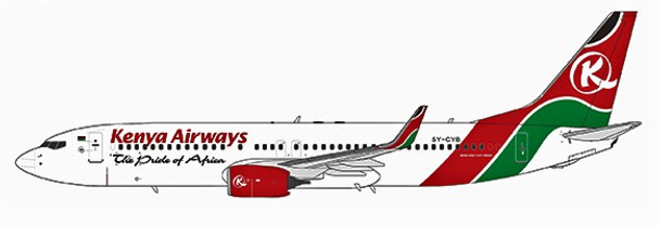 NG58168 | NG Models 1:400 | Boeing 737-800 Kenya Airways 5Y-CYB