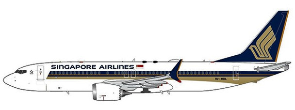 EW438M005 | JC Wings 1:400 | Boeing 737-8 Max Singapore Airlines Reg: 9V-MBA | is due: July-2023