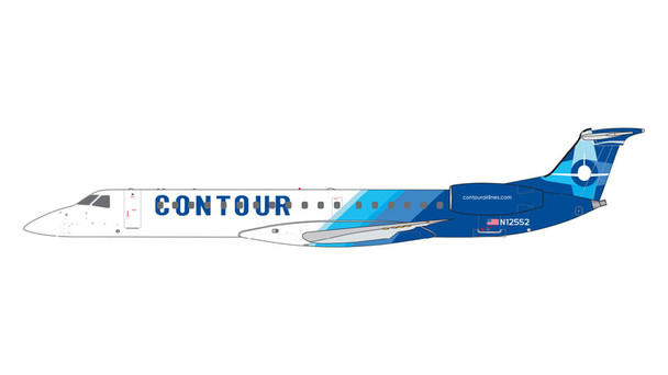 GJVTE2188 | Gemini Jets 1:400 1:400 | Embraer ERJ-145LR Contour Airlines N12552