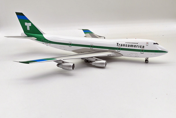 IF742TV0823 | InFlight200 1:200 | Boeing 747-200 Transamerica Airlines N742TV with stand