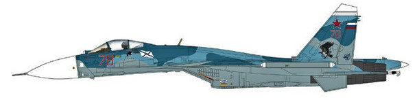 HA6408 | Hobby Master Military 1:72 | Su-33 Flanker D Bort 78, 1st Aviation Squadron, 279th Shipborne Fighter Aviation Regiment, Russian Navy, 2016 | is due: November-2023