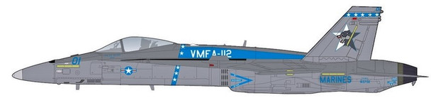 HA3581 | Hobby Master Military 1:72 | McDonnell Douglas F/A-18C 163702, VMFA-112 Cowboys, US Marines, 2020 | is due: December-2023