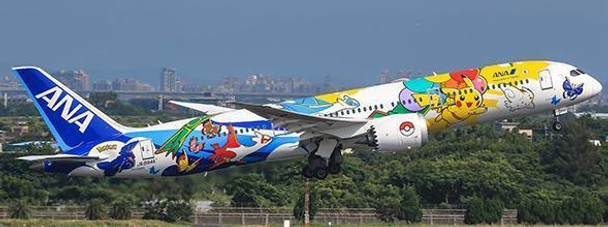 SA4028 | JC Wings 1:400 | Boeing 787-9 Dreamliner All Nippon Airways Pikachu Jet Reg: JA894A | is due: July-2023