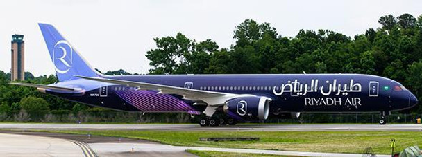 XX40184A | JC Wings 1:400 | Boeing 787-9 Dreamliner Riyadh Air Reg:TBA Flap Down | is due: July-2023
