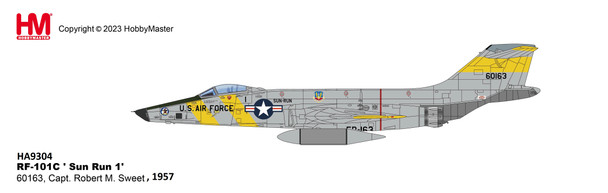 HA9304 | Hobby Master Military 1:72 | RF-101C Voodoo 'Operation Sun Run' 60163, 363rd TRW, 27th Nov 1957