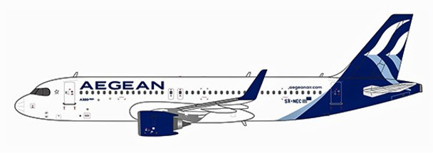NG15038 | NG Models 1:400 | Airbus A320-200 Aegean Airlines SX-DNB (n/c)