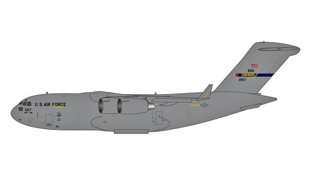 GMUSA137 | Gemini Jets 1:400 1:400 | Boeing C-17 Globemaster III 02-1107 'Charlotte ANG'