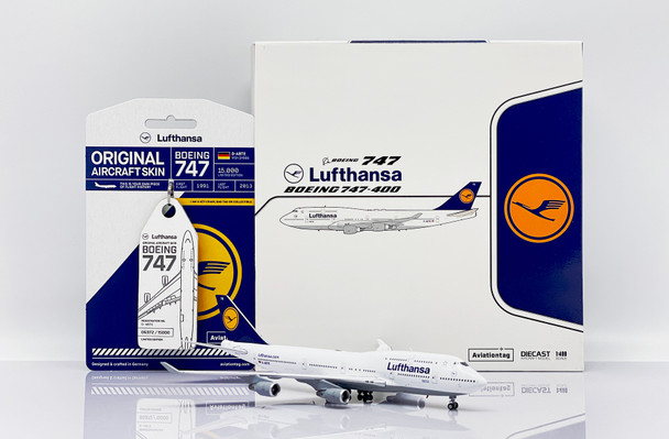 XX40104 | JC Wings 1:400 | Boeing 747-400 Lufthansa D-ABTE (with limited edition aviationtag)