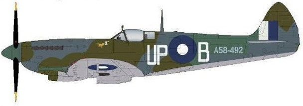 HA8327 | Hobby Master Military 1:48 | Spitfire MK.VIII Mac III UP-B/A58-492, RAAF | is due: April 2024