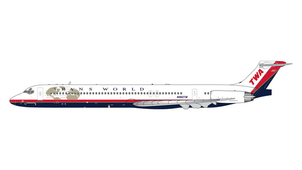 GJTWA1711 | Gemini Jets 1:400 1:400 | Mcdonnell Douglas MD-80 TRANS WORLD AIRLINES (TWA) N960TW FINAL LIVERY