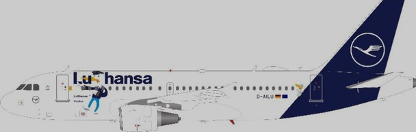 JFA319013 | JFox Models 1:200 | Airbus A319-114 Lufthansa Lu the Duck D-AILU | is due: December 2023