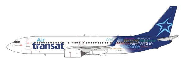 NG52321 | NG Models 1:400 | Boeing 737-8Q8 Air Transat C-GTQJ | is due: January 2024