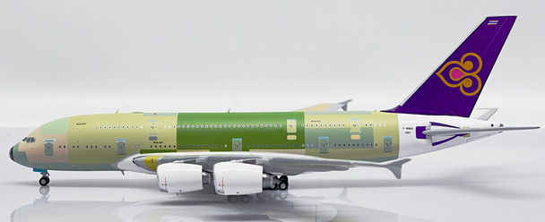 XX4470 | JC Wings 1:400 | Airbus A380 Thai Airways Bare Metal Reg: F-WWAO With Antenna