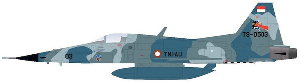 HA3374 | Hobby Master Military 1:72 | F-5E Tiger II Indonesian Air Force TS-0503, TNI-AU, Wing 300, 1985 | is due: June 2024